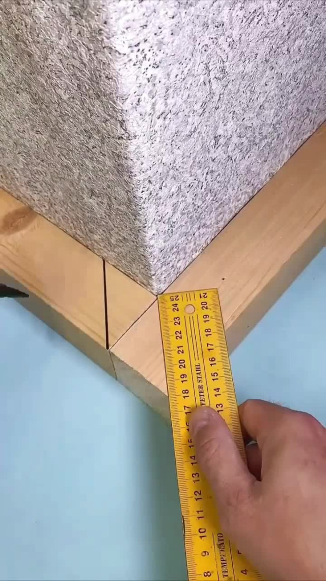 Бытовые хитрости. Ровно отрезать угол.