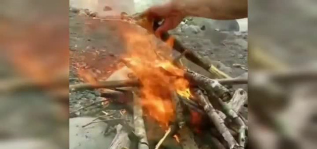 Туристу. Кипятить воду. Сделать ночлег.