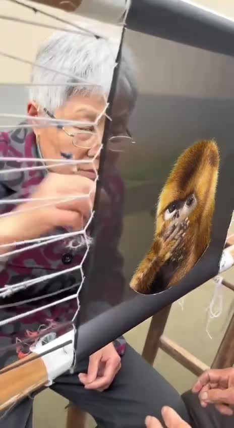 Искусство. Двухстороння вышивка.