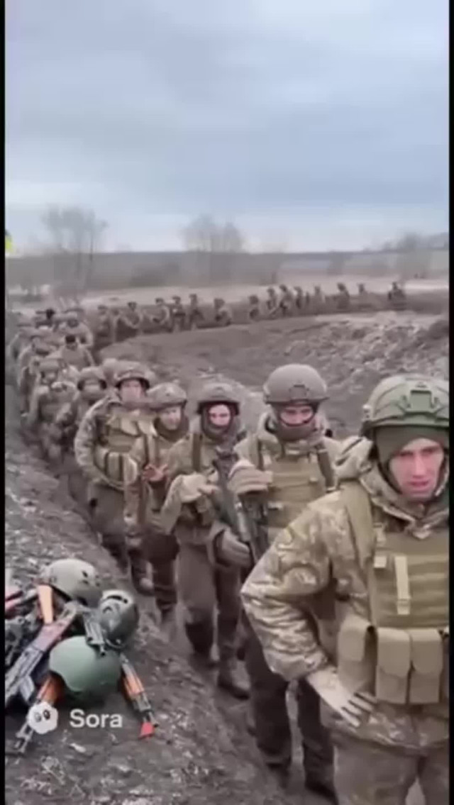 Дипфейк. Сдача в плен солдат ВСУ.