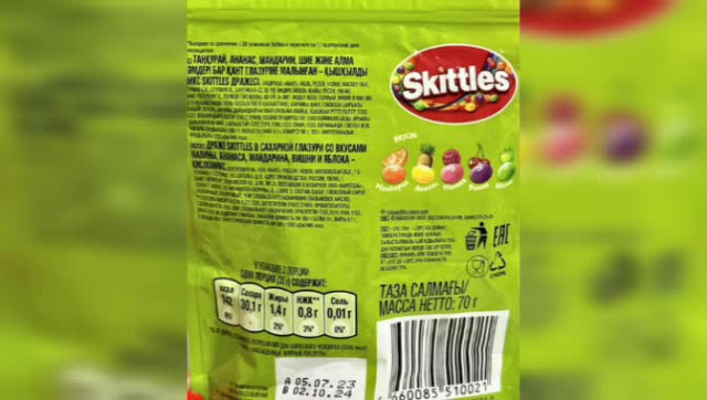 Правильные продукты (Ваше здоровье). Осторожно - Skittles!
